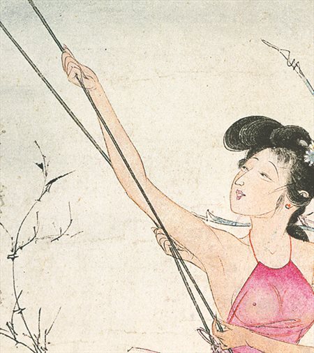 精河县-胡也佛的仕女画和最知名的金瓶梅秘戏图